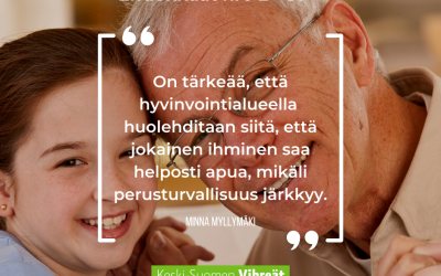 Minna Myllymäki: Ihmiseltä ihmiselle – turvallisesti kohti alueuudistusta