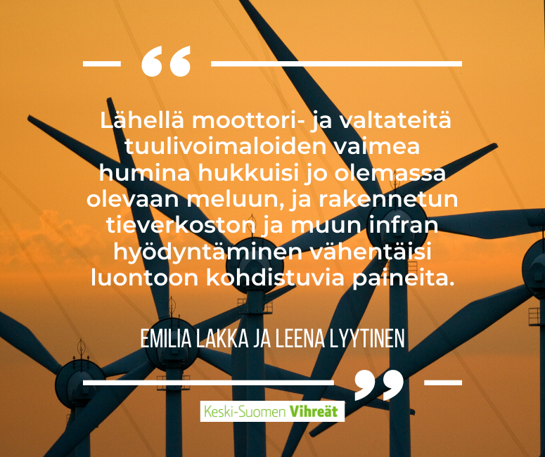 Emilia Lakka ja Leena Lyytinen: Energiaa kannattaa tuottaa lähellä kuluttajaa