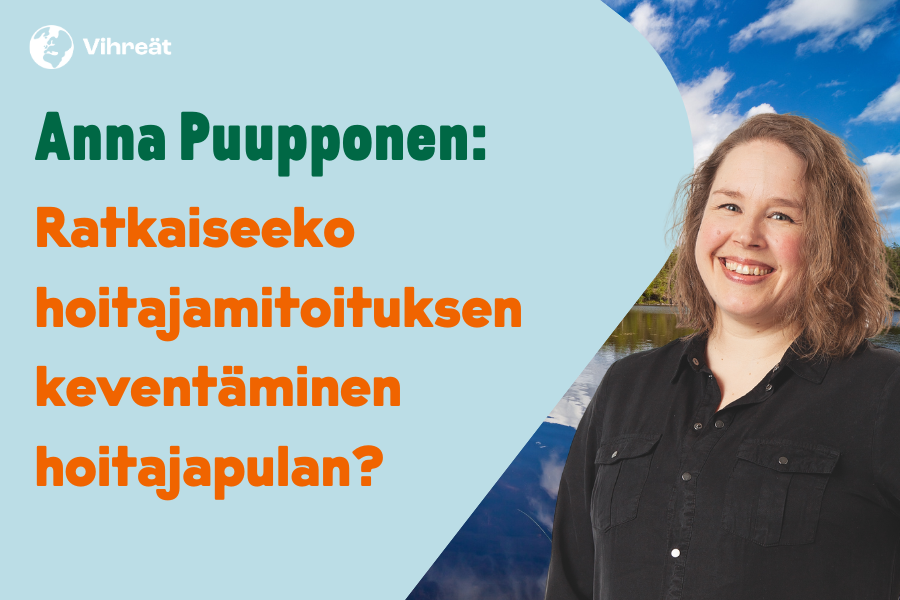 Anna Puupponen: Ratkaiseeko hoitajamitoituksen keventäminen hoitajapulan?