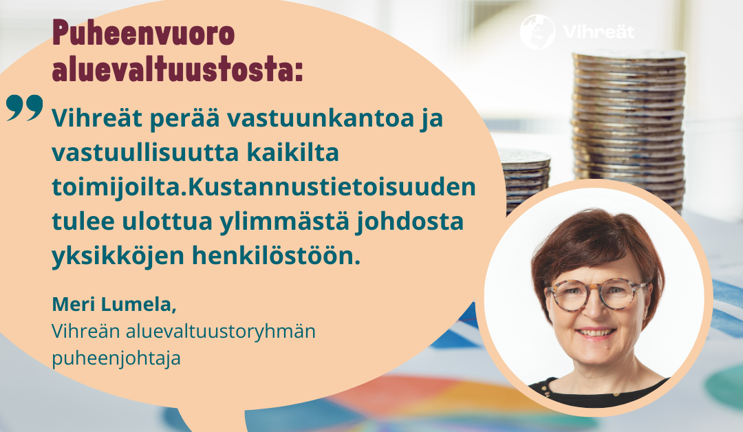 Meri Lumelan ryhmäpuheenvuoro lähetekeskustelussa hyvinvointialuejohtajan talousarvioesityksestä 12.11.2024