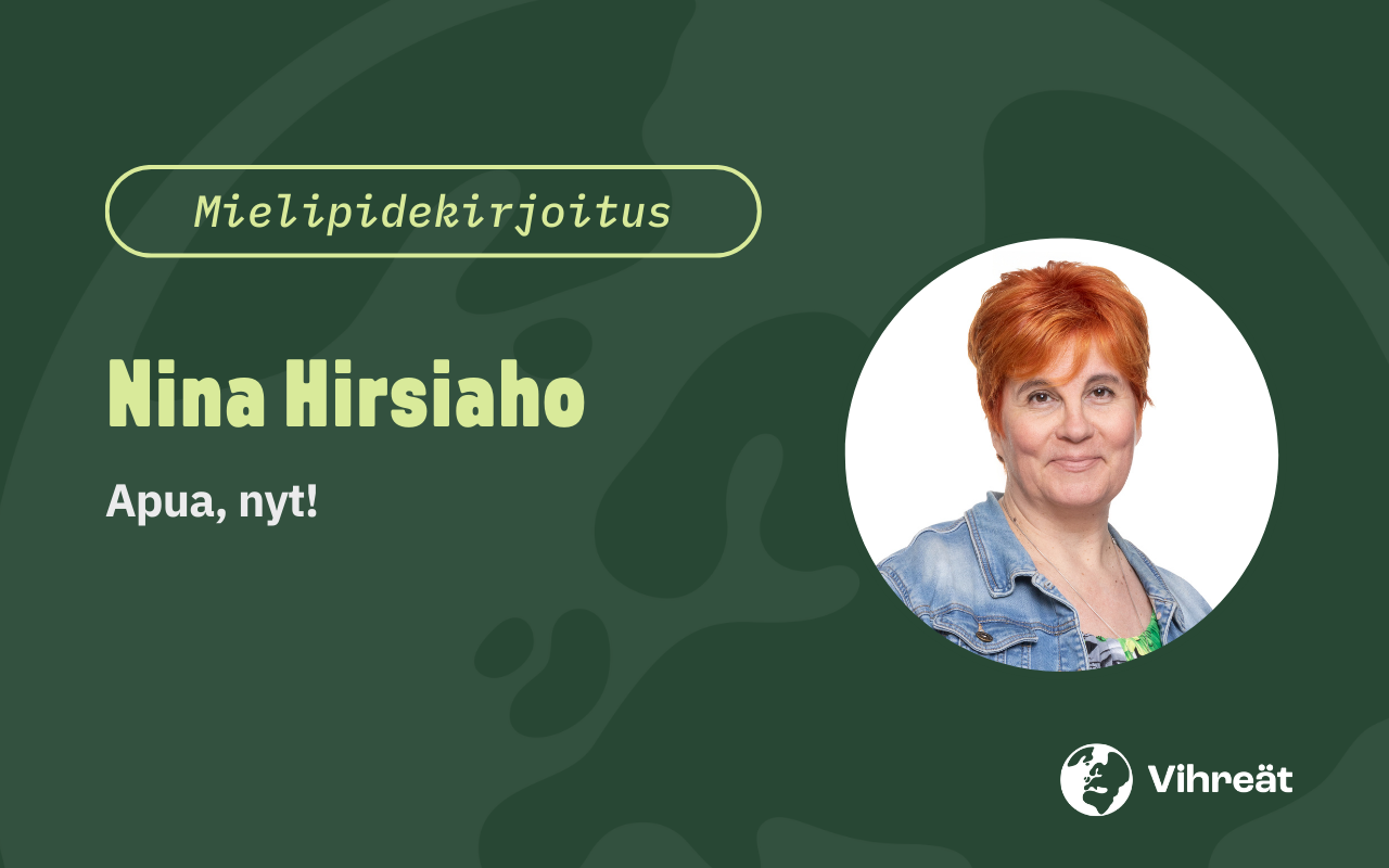 Nina Hirsiaho: Apua, nyt!