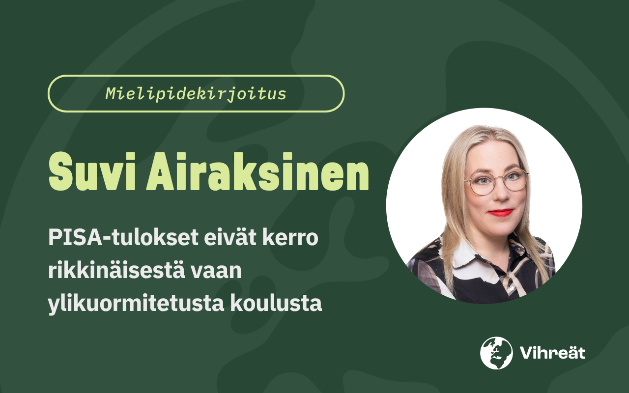 PISA-tulokset eivät kerro rikkinäisestä vaan ylikuormitetusta koulusta